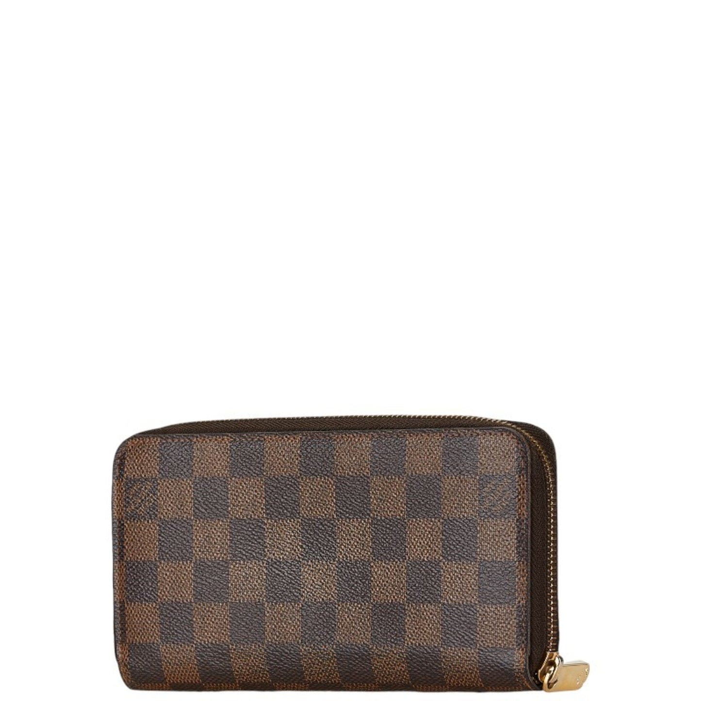 Louis Vuitton Portefeuille zippy Brown Canvas Wallet Accessories