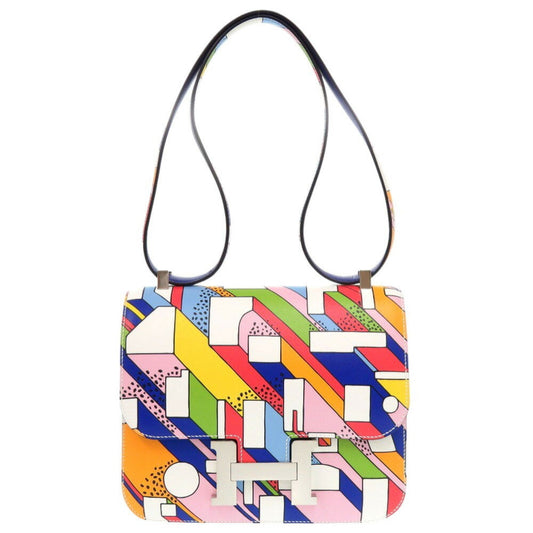 Hermès Constance Multicolour Leather Shopper Bag