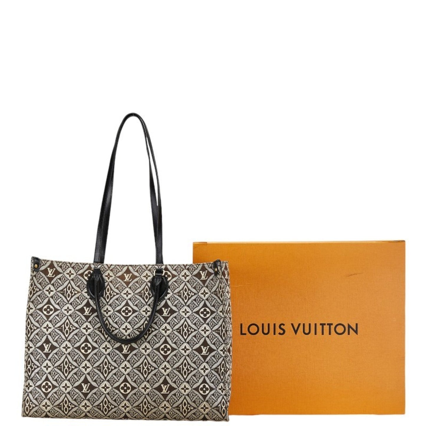 Louis Vuitton Onthego GM Black Canvas Tote Bag