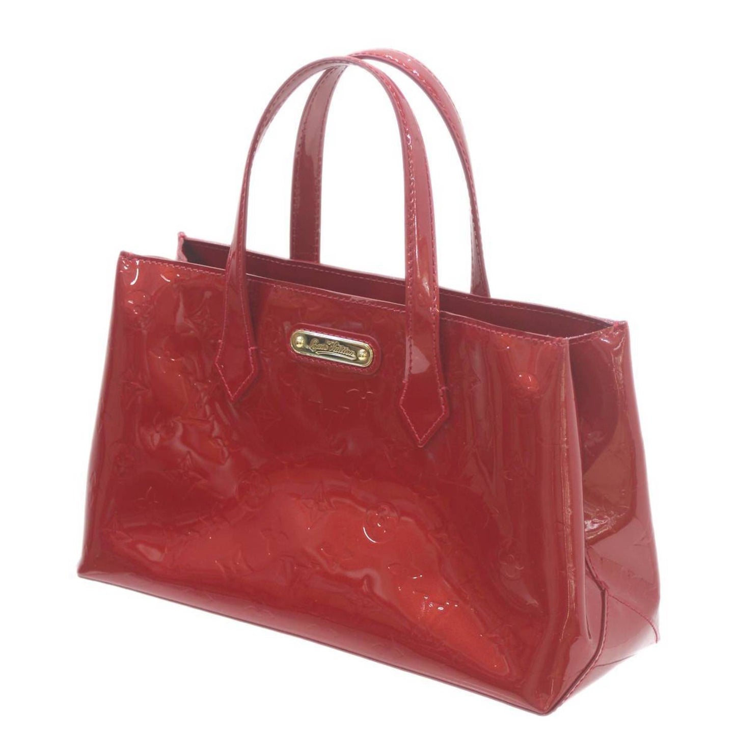 Louis Vuitton Wilshire Red Patent Leather Hand Bag