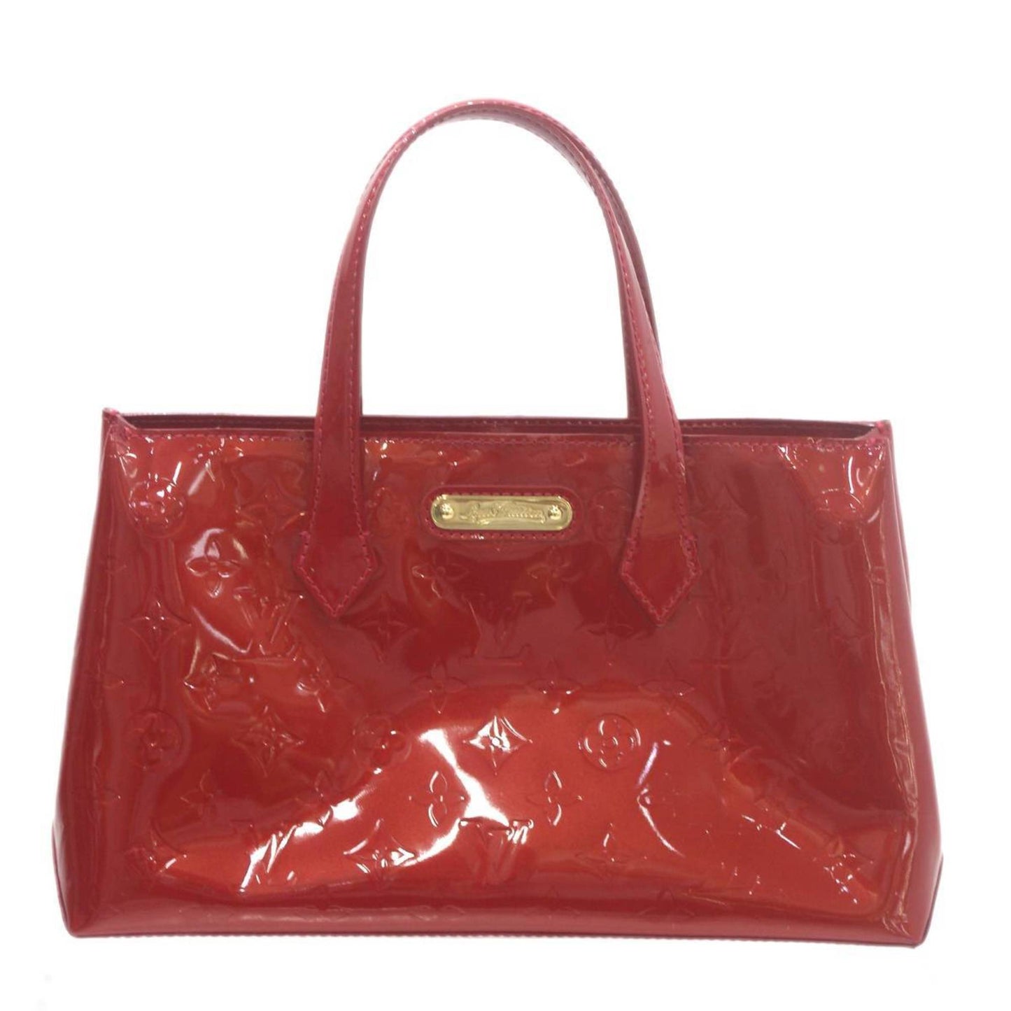 Louis Vuitton Wilshire Red Patent Leather Hand Bag