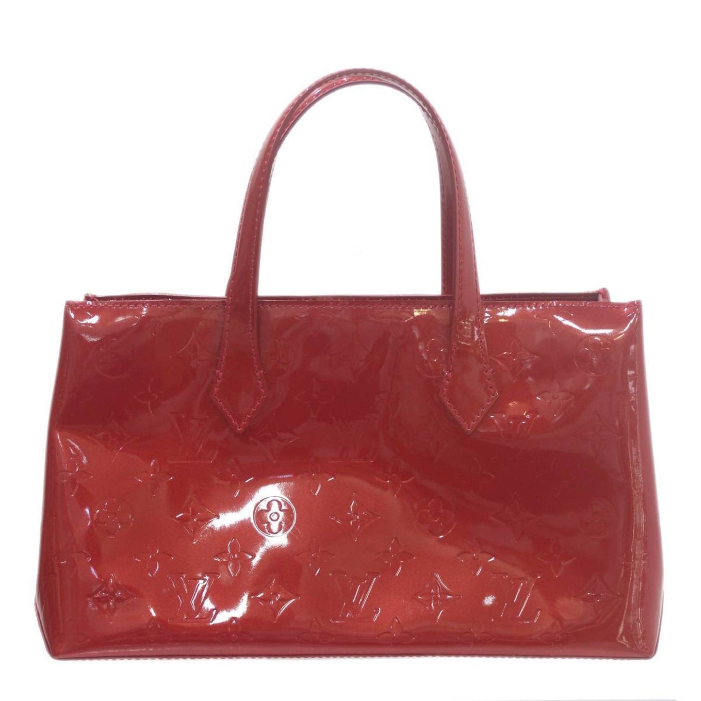 Louis Vuitton Wilshire Red Patent Leather Hand Bag