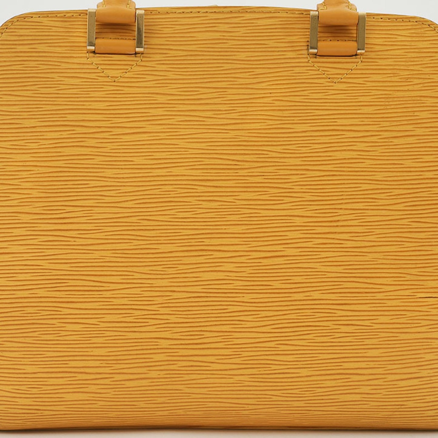 Louis Vuitton Pont Neuf Yellow Leather Hand Bag