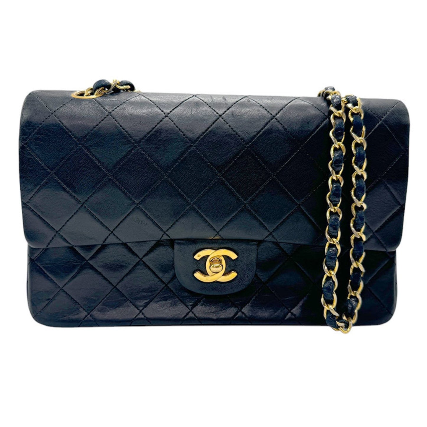 Chanel Timeless Black Leather Shoulder Bag