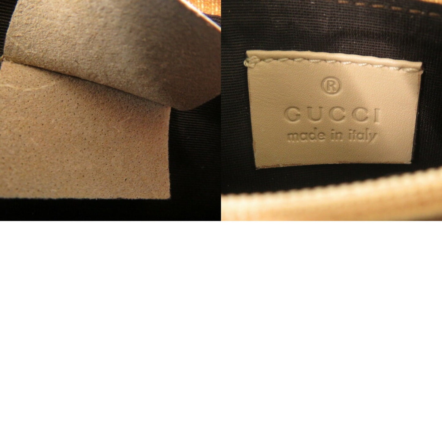 Gucci Beige Leather Hand Bag