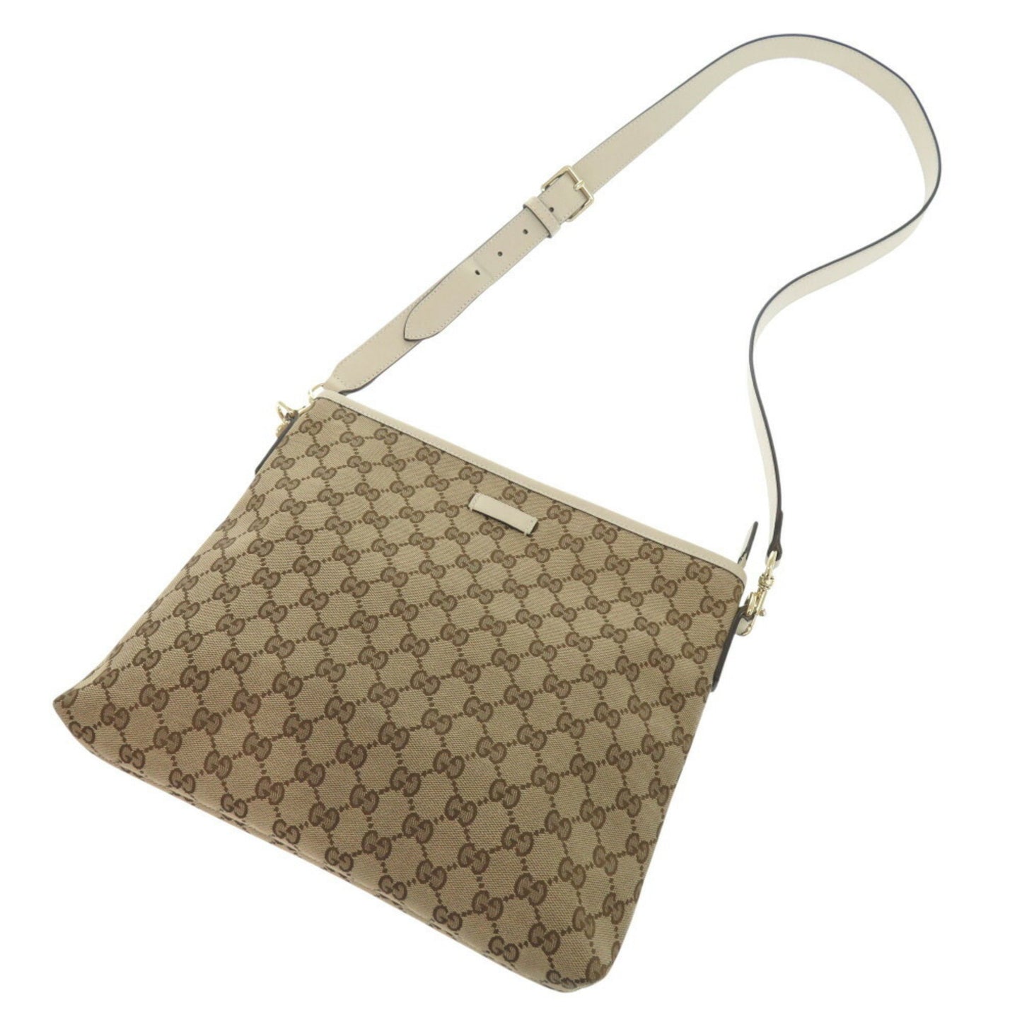 Gucci GG canvas Beige Canvas Shoulder Bag