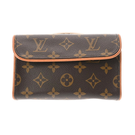 Louis Vuitton Florentine Brown Canvas Clutch Bag