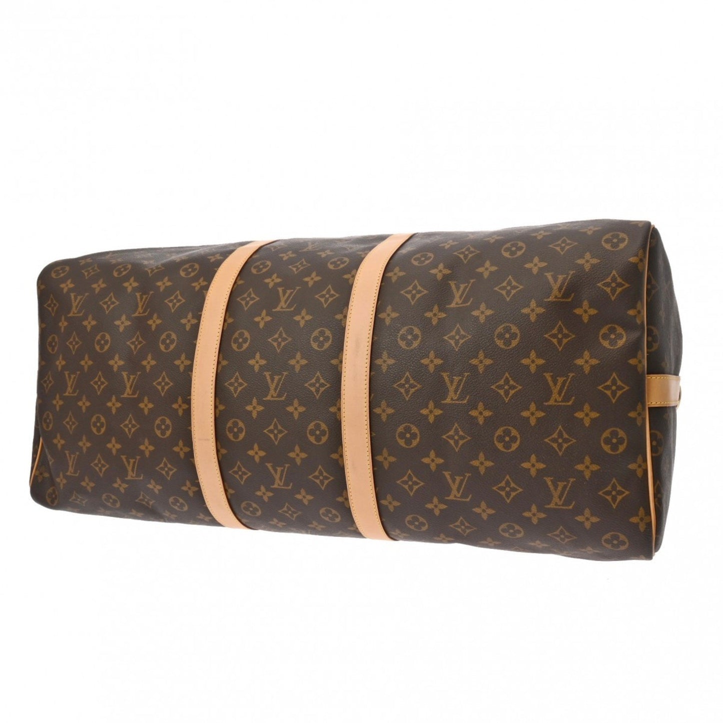 Louis Vuitton Keepall Bandoulière 60 Brown Canvas Travel Bag