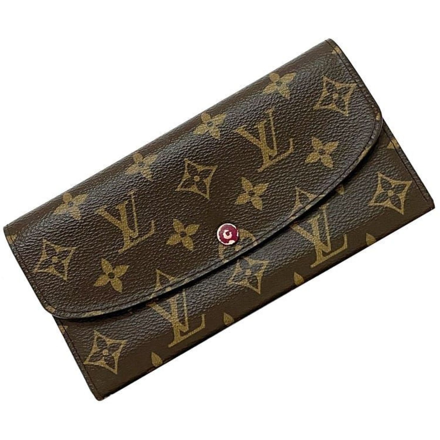 Louis Vuitton Emilie Brown Canvas Wallet Accessories