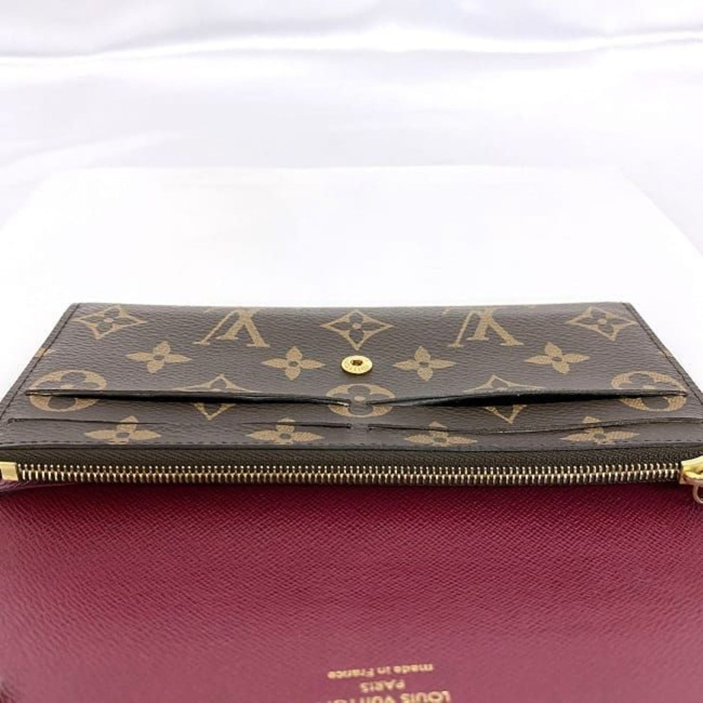 Louis Vuitton Emilie Brown Canvas Wallet Accessories