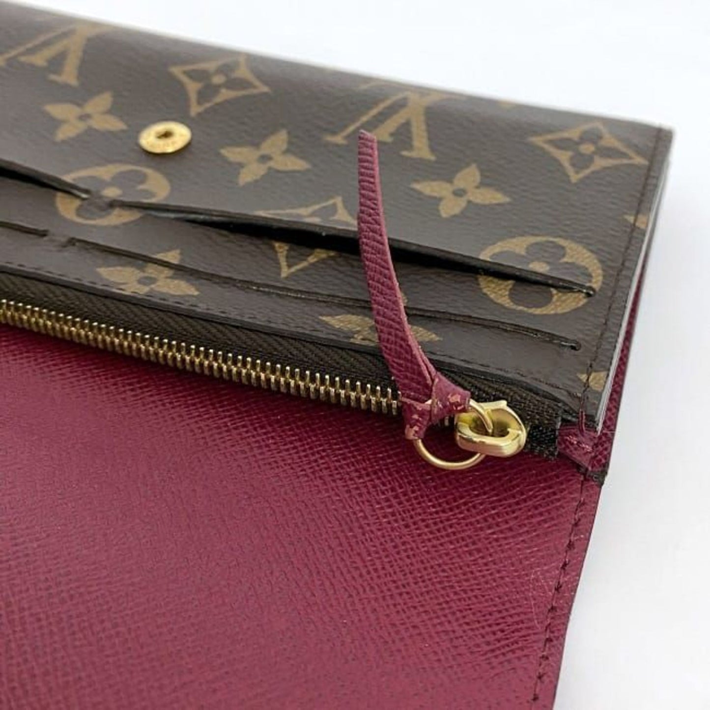 Louis Vuitton Emilie Brown Canvas Wallet Accessories