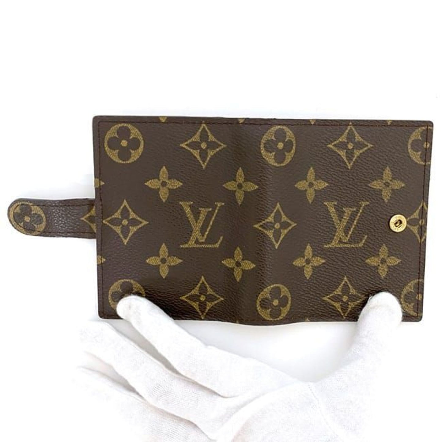 Louis Vuitton Agenda cover Brown Canvas Wallet Accessories