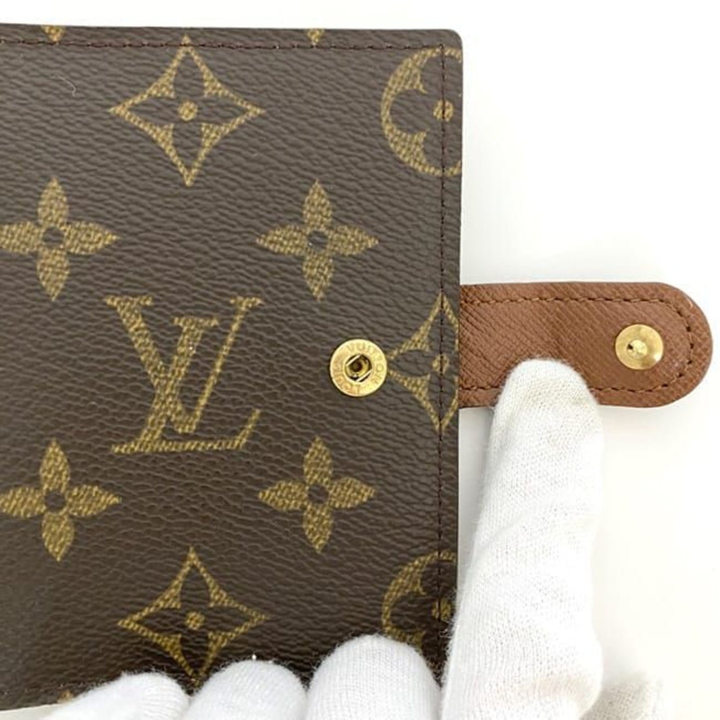 Louis Vuitton Agenda cover Brown Canvas Wallet Accessories