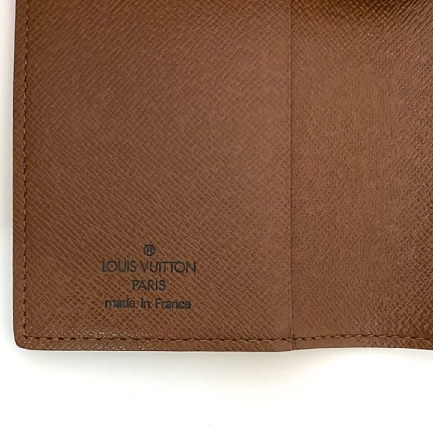 Louis Vuitton Agenda cover Brown Canvas Wallet Accessories