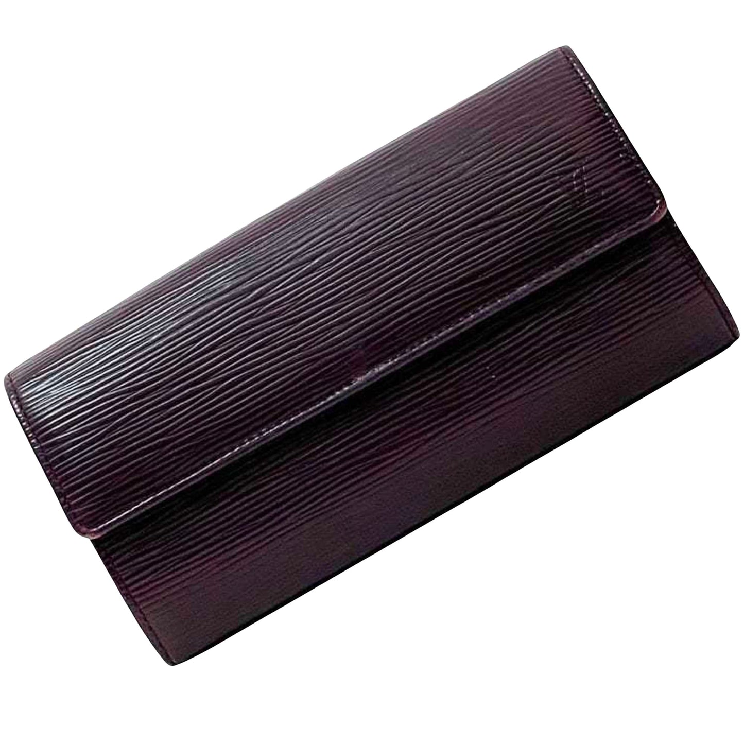 Louis Vuitton Sarah Purple Leather Wallet Accessories