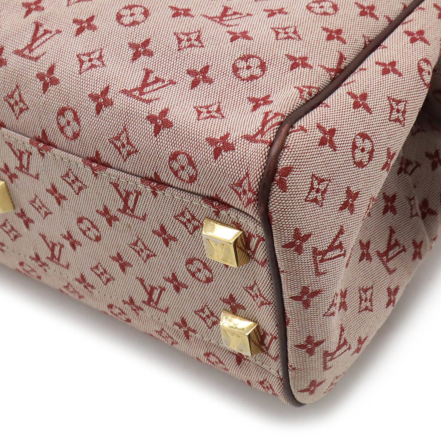 Louis Vuitton Josephine Pink Canvas Hand Bag