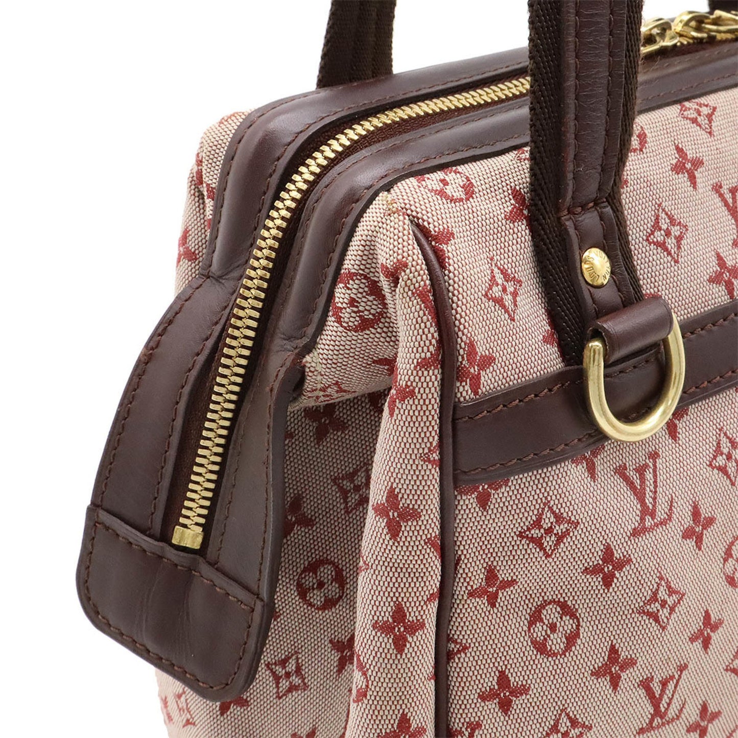 Louis Vuitton Josephine Pink Canvas Hand Bag