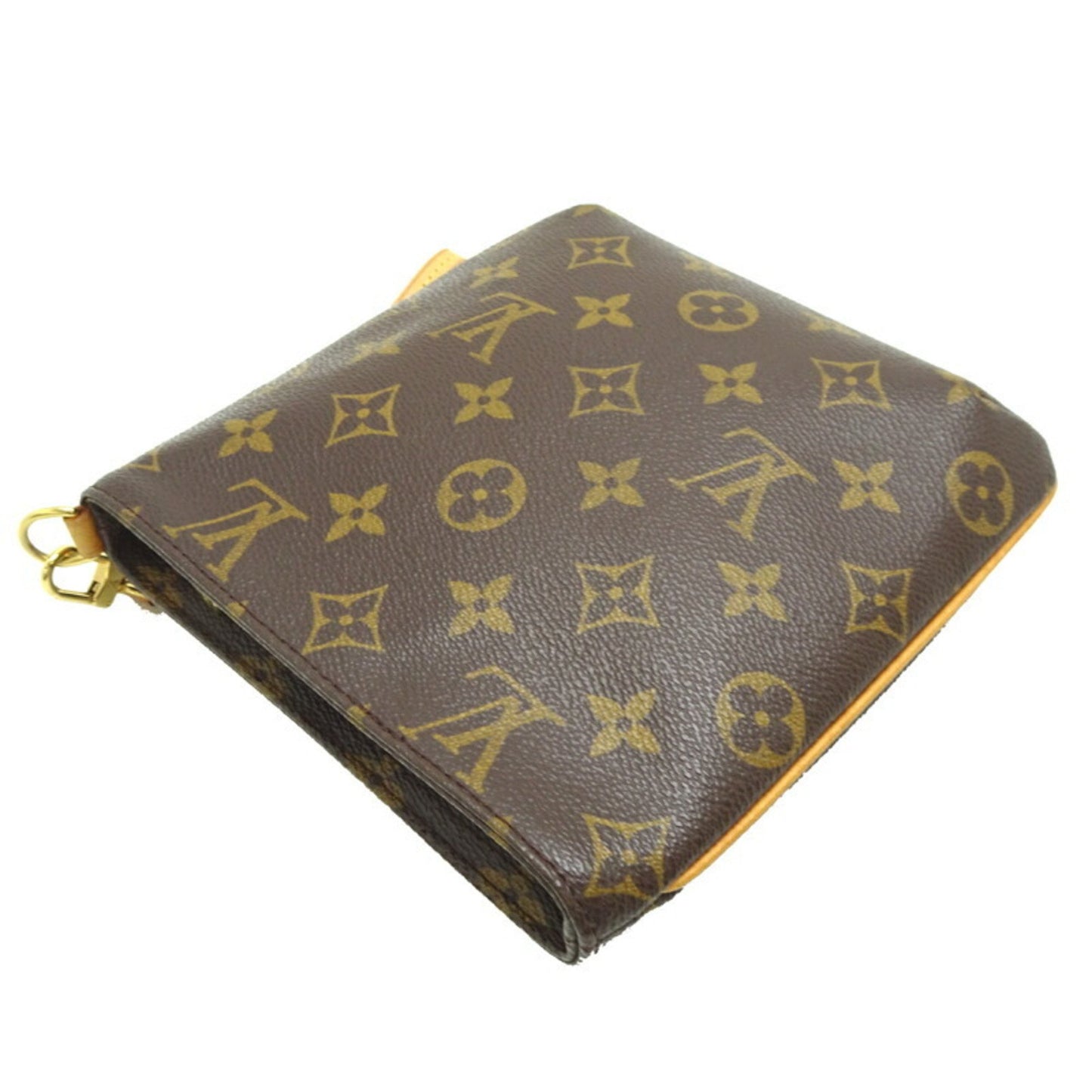 Louis Vuitton Partition Brown Canvas Clutch Bag