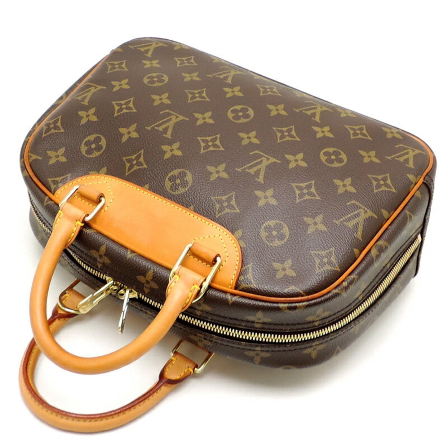 Louis Vuitton Trouville Brown Canvas Hand Bag