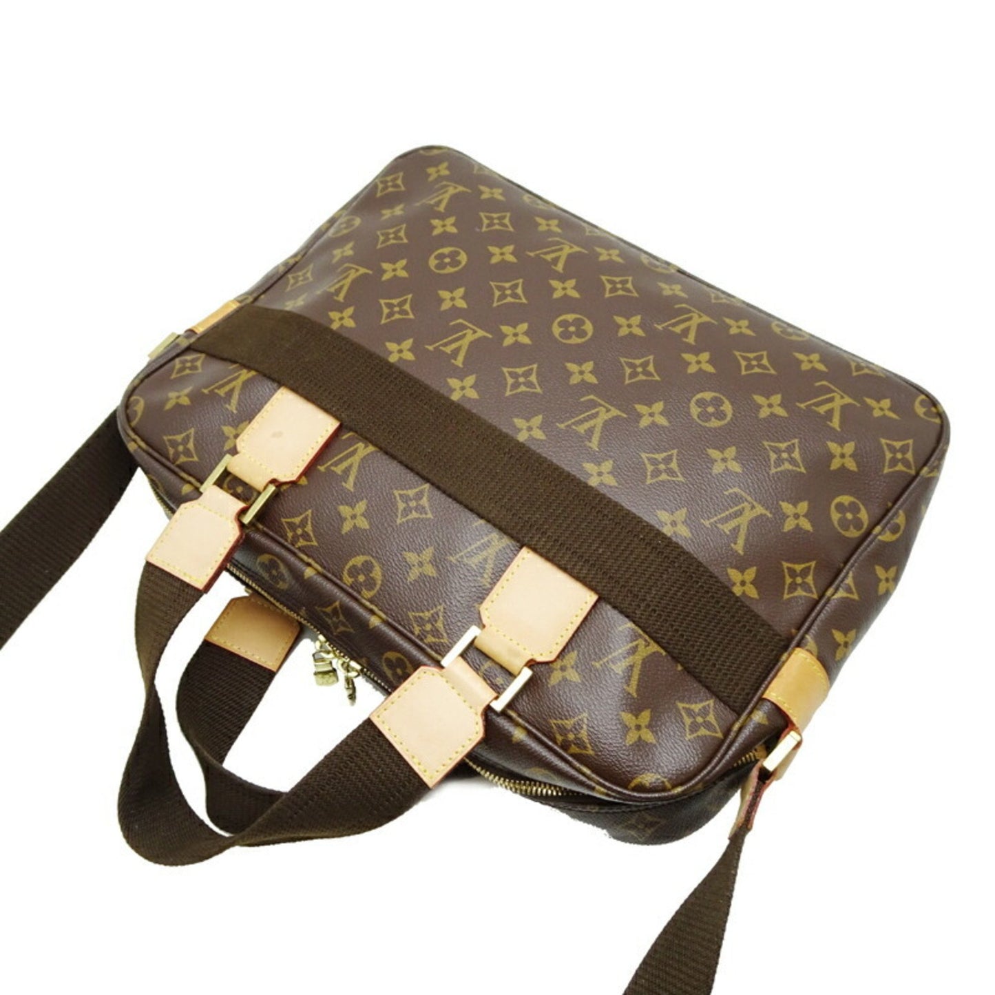 Louis Vuitton Bosphore Brown Canvas Hand Bag