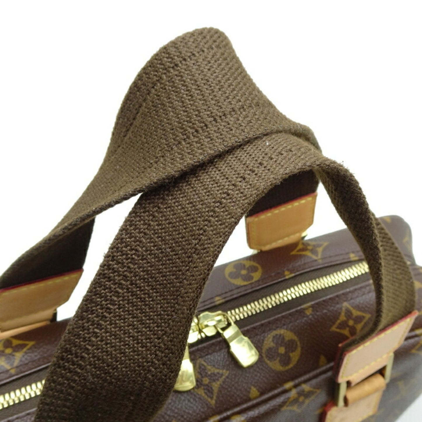 Louis Vuitton Bosphore Brown Canvas Hand Bag