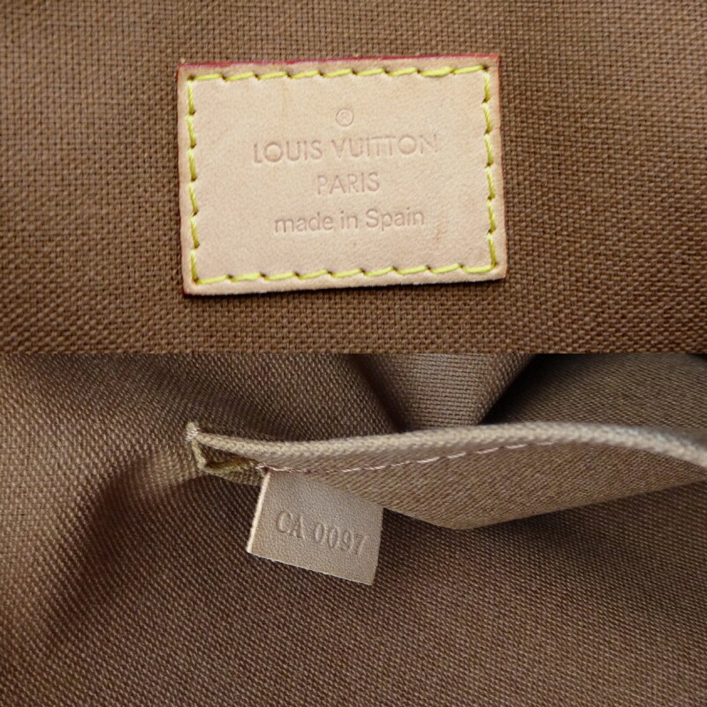 Louis Vuitton Bosphore Brown Canvas Hand Bag