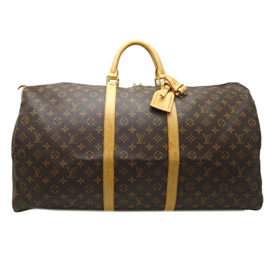 Louis Vuitton Keepall 60 Brown Canvas Travel Bag