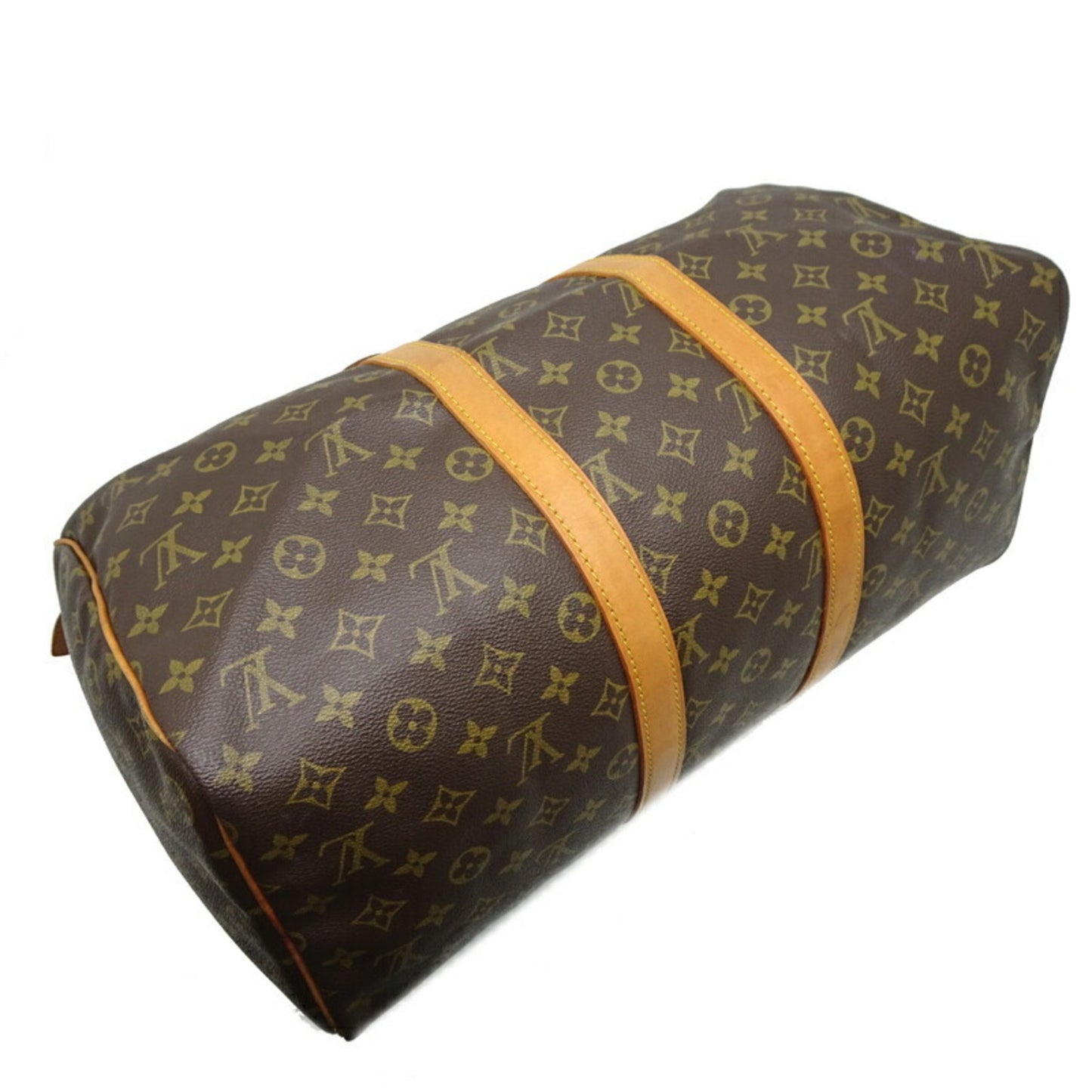 Louis Vuitton Keepall 45 Brown Canvas Travel Bag