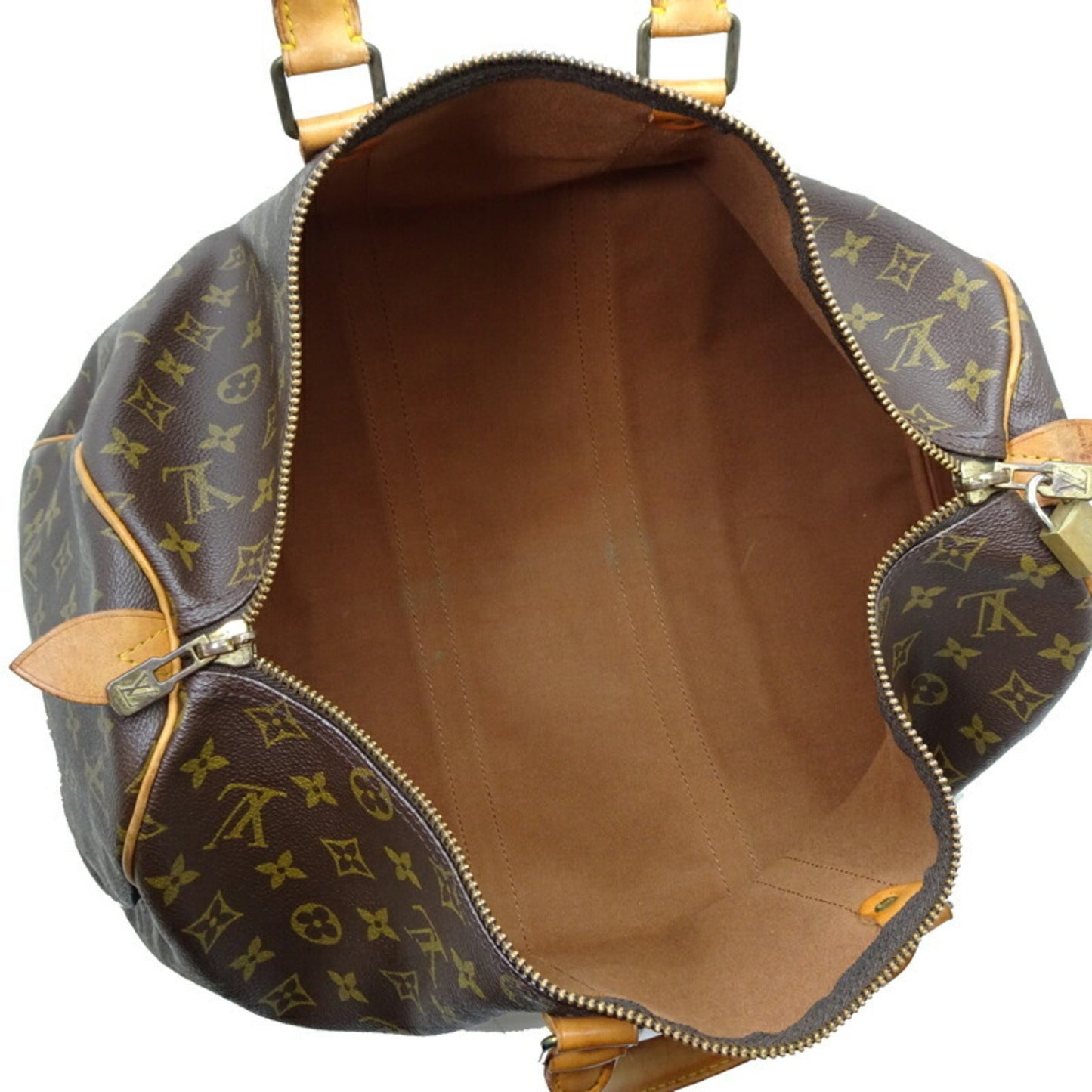 Louis Vuitton Keepall 45 Brown Canvas Travel Bag