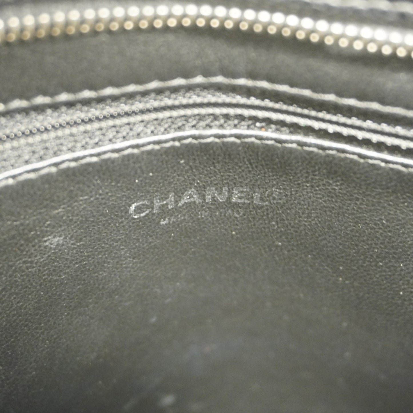 Chanel Black Leather Tote Bag