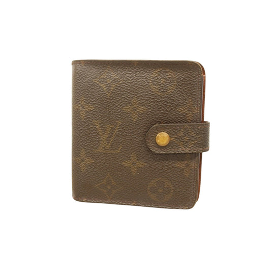 Louis Vuitton Compact zip Brown Canvas Wallet Accessories