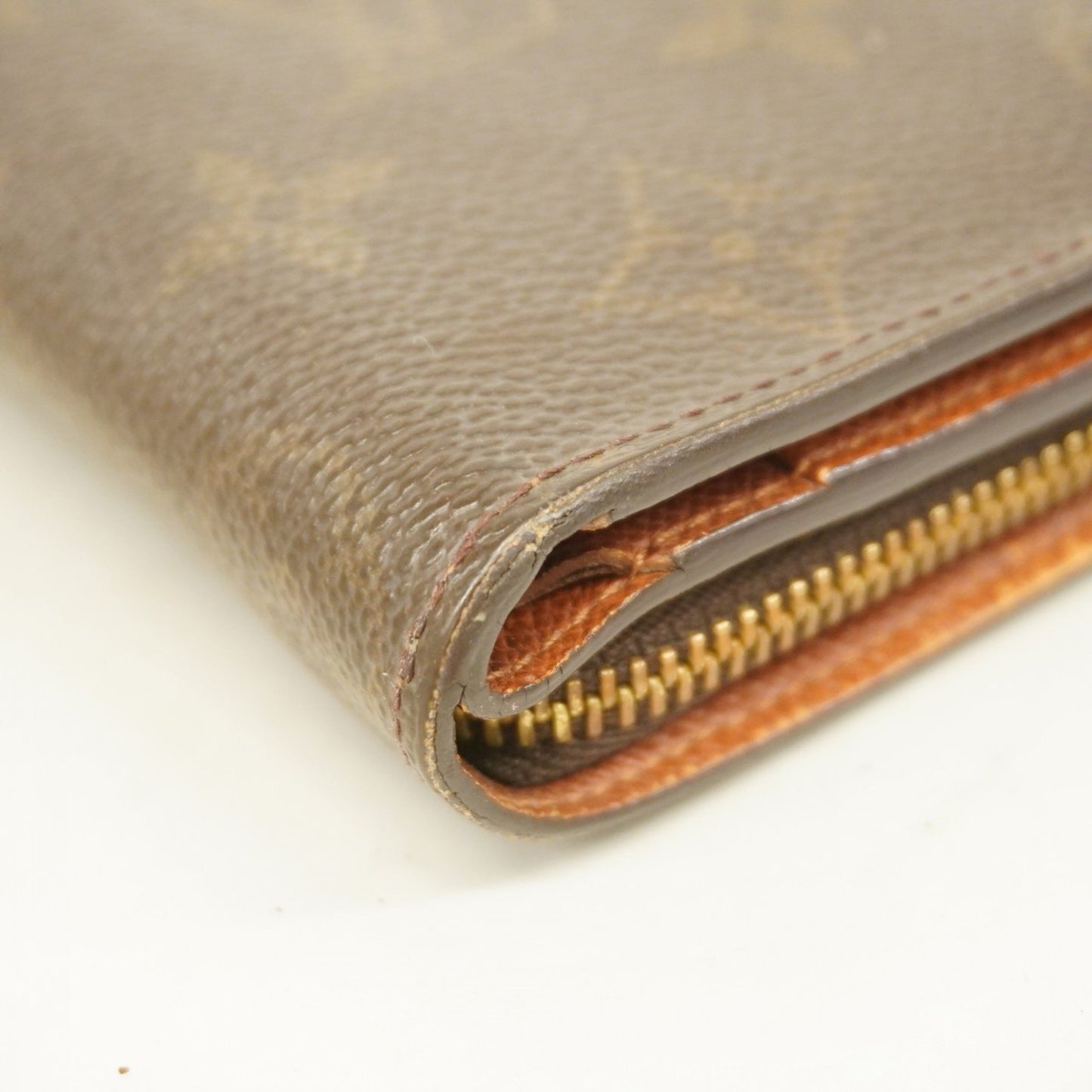 Louis Vuitton Compact zip Brown Canvas Wallet Accessories