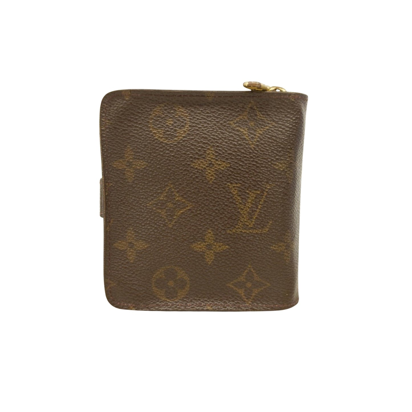 Louis Vuitton Compact zip Brown Canvas Wallet Accessories