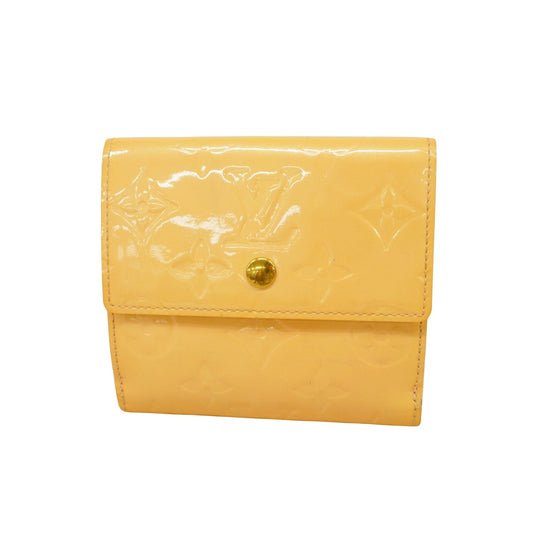 Louis Vuitton Porte-monnaie et porte- carte Yellow Patent Leather Wallet Accessories