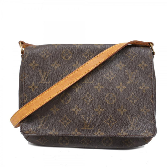 Louis Vuitton Musette Tango Brown Canvas Shoulder Bag