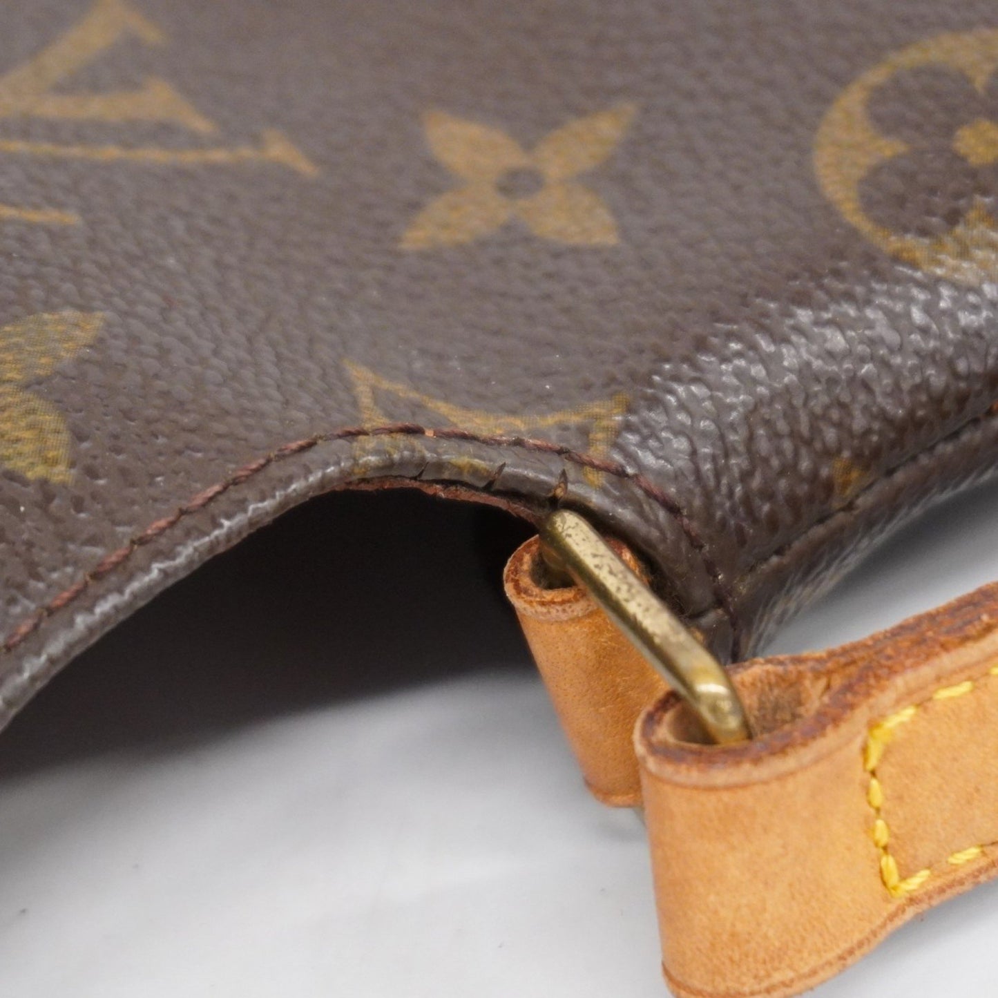 Louis Vuitton Musette Tango Brown Canvas Shoulder Bag