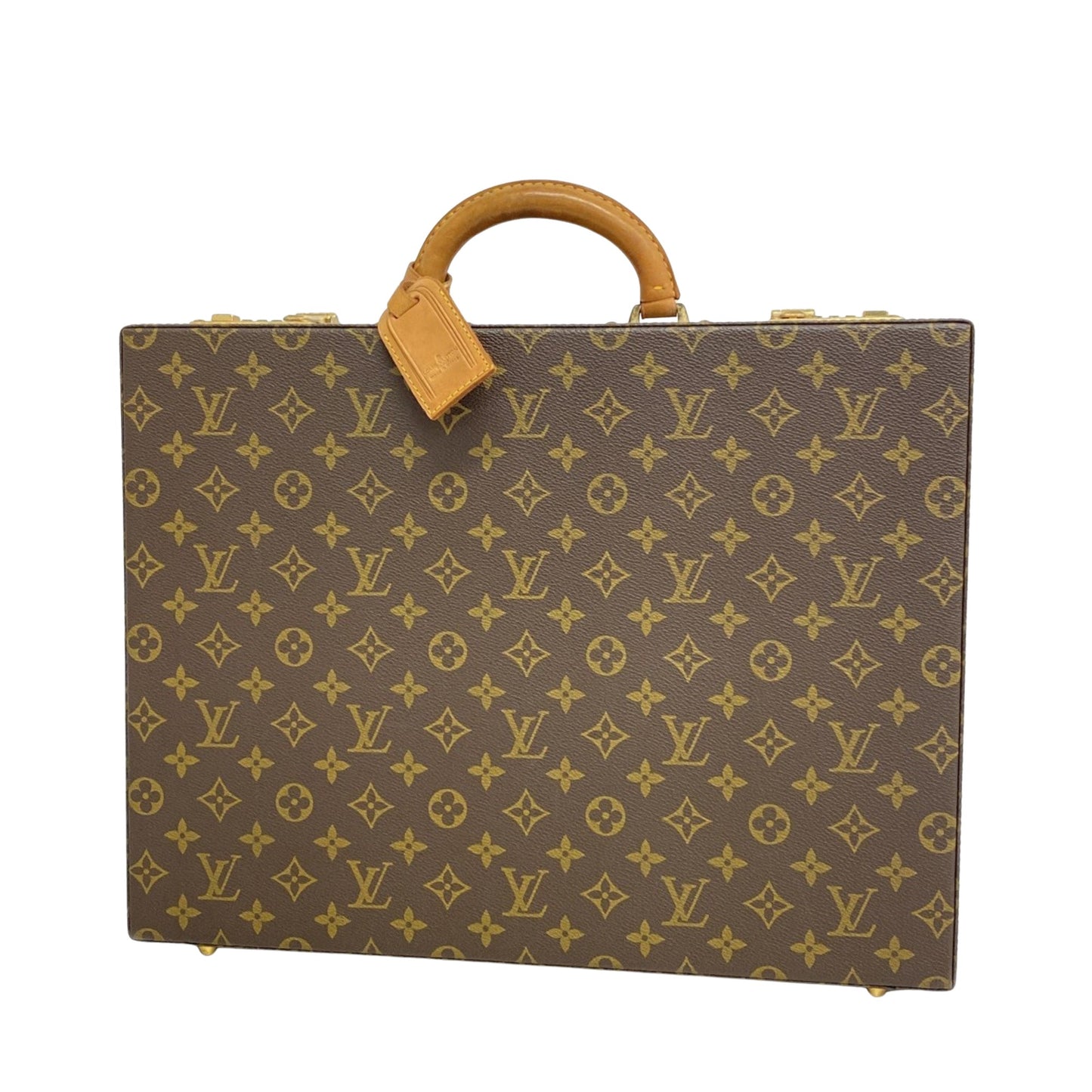 Louis Vuitton attache case Brown Canvas Briefcase Bag