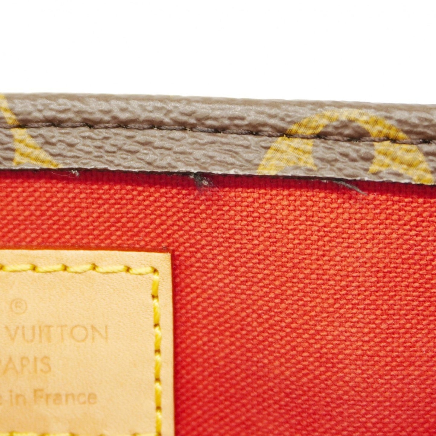 Louis Vuitton Sac Plat Brown Canvas Hand Bag