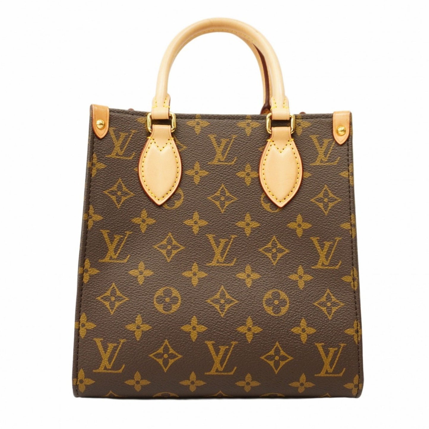 Louis Vuitton Sac Plat Brown Canvas Hand Bag