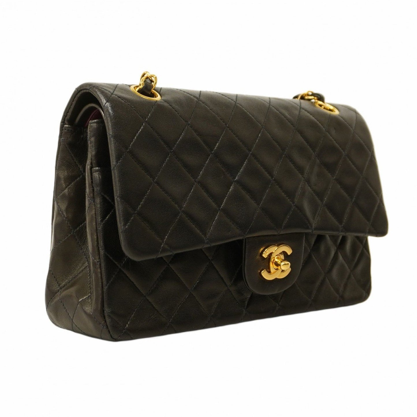 Chanel Timeless Black Leather Shoulder Bag