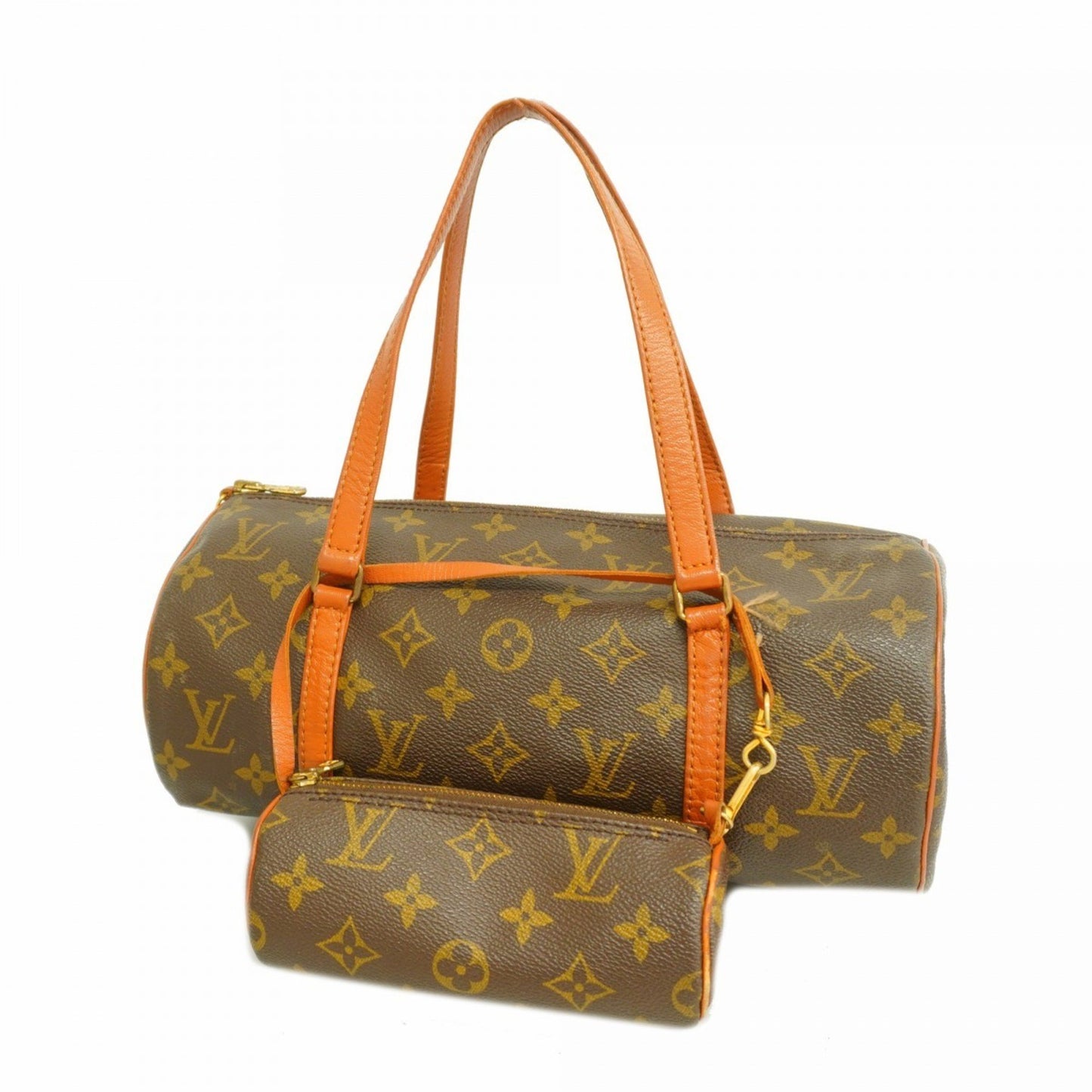 Louis Vuitton Papillon 30 Brown Canvas Shoulder Bag