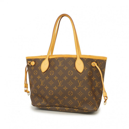 Louis Vuitton Neverfull PM Brown Canvas Tote Bag