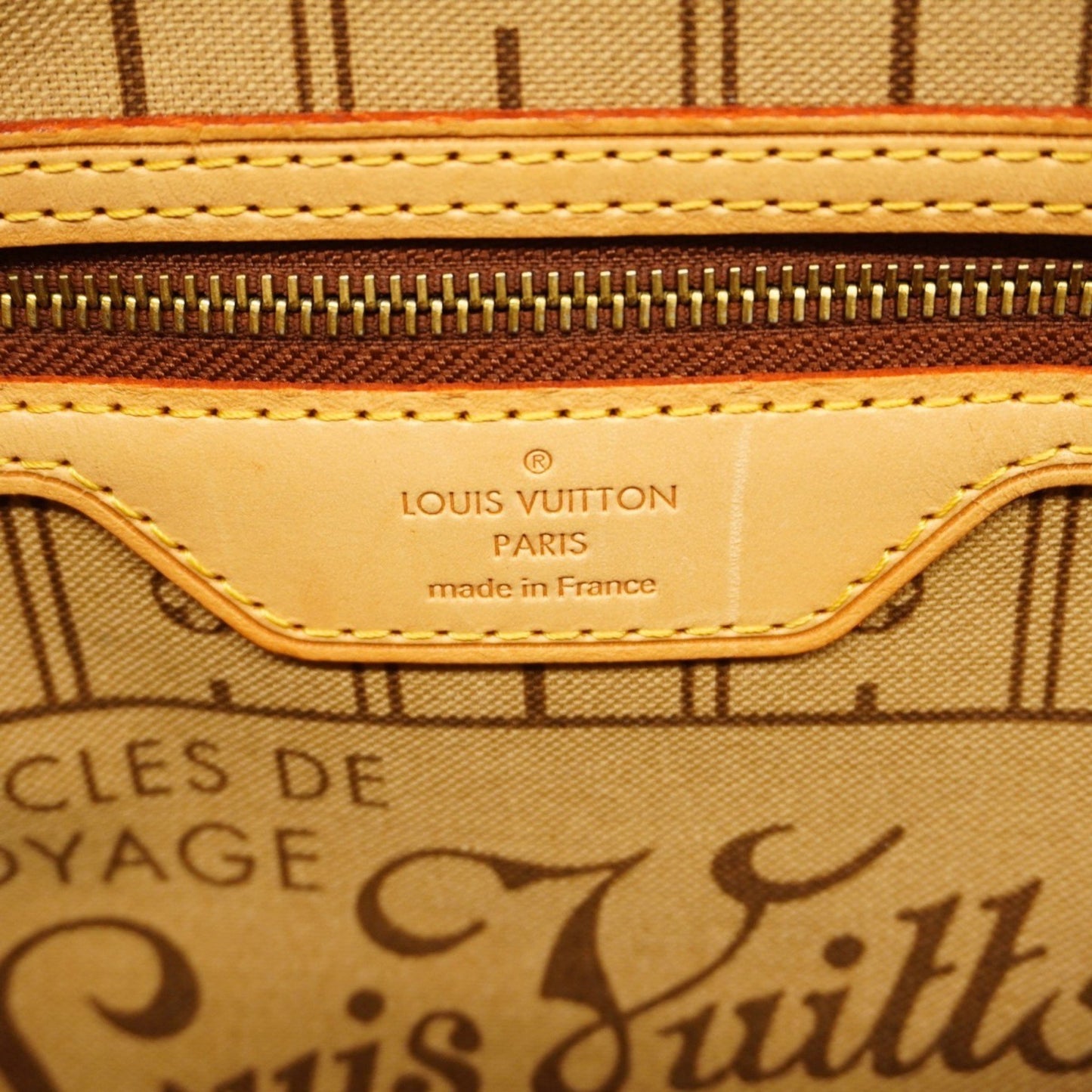 Louis Vuitton Neverfull PM Brown Canvas Tote Bag