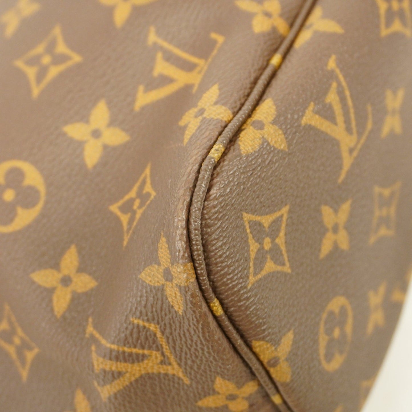 Louis Vuitton Neverfull PM Brown Canvas Tote Bag