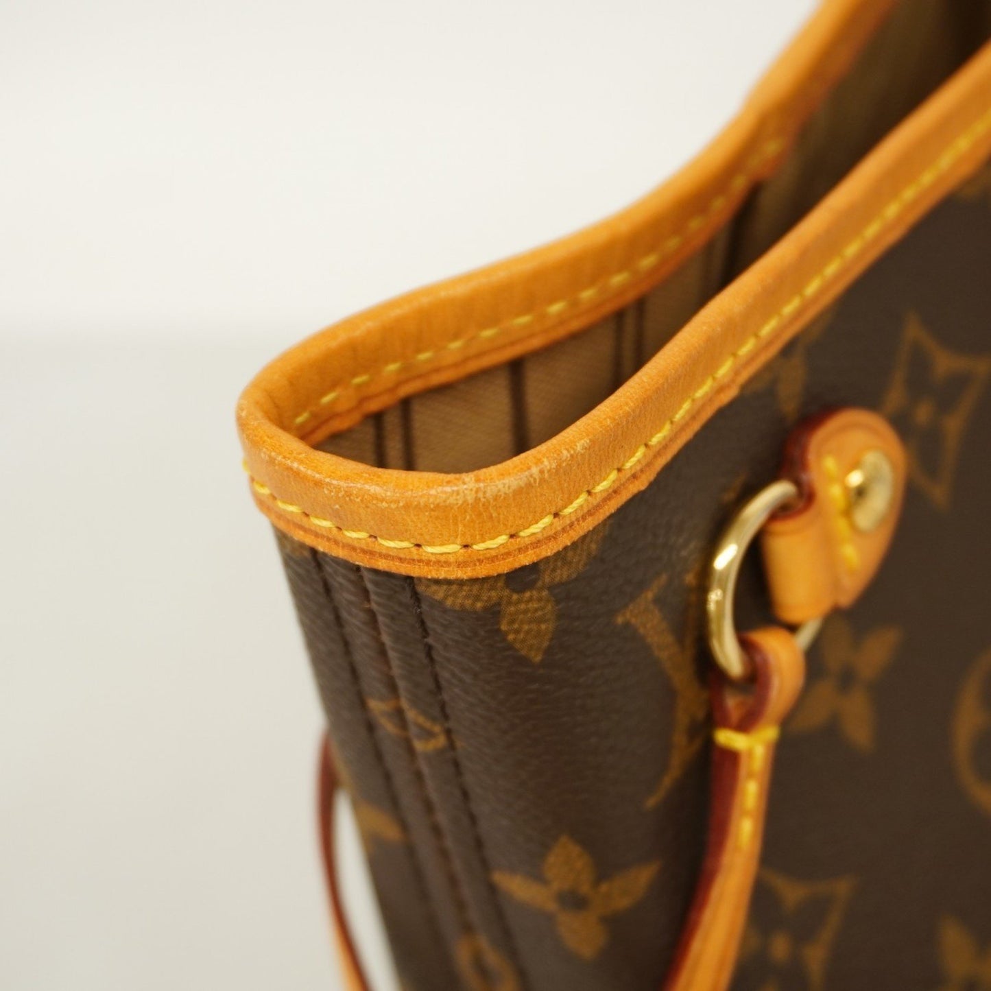 Louis Vuitton Neverfull PM Brown Canvas Tote Bag