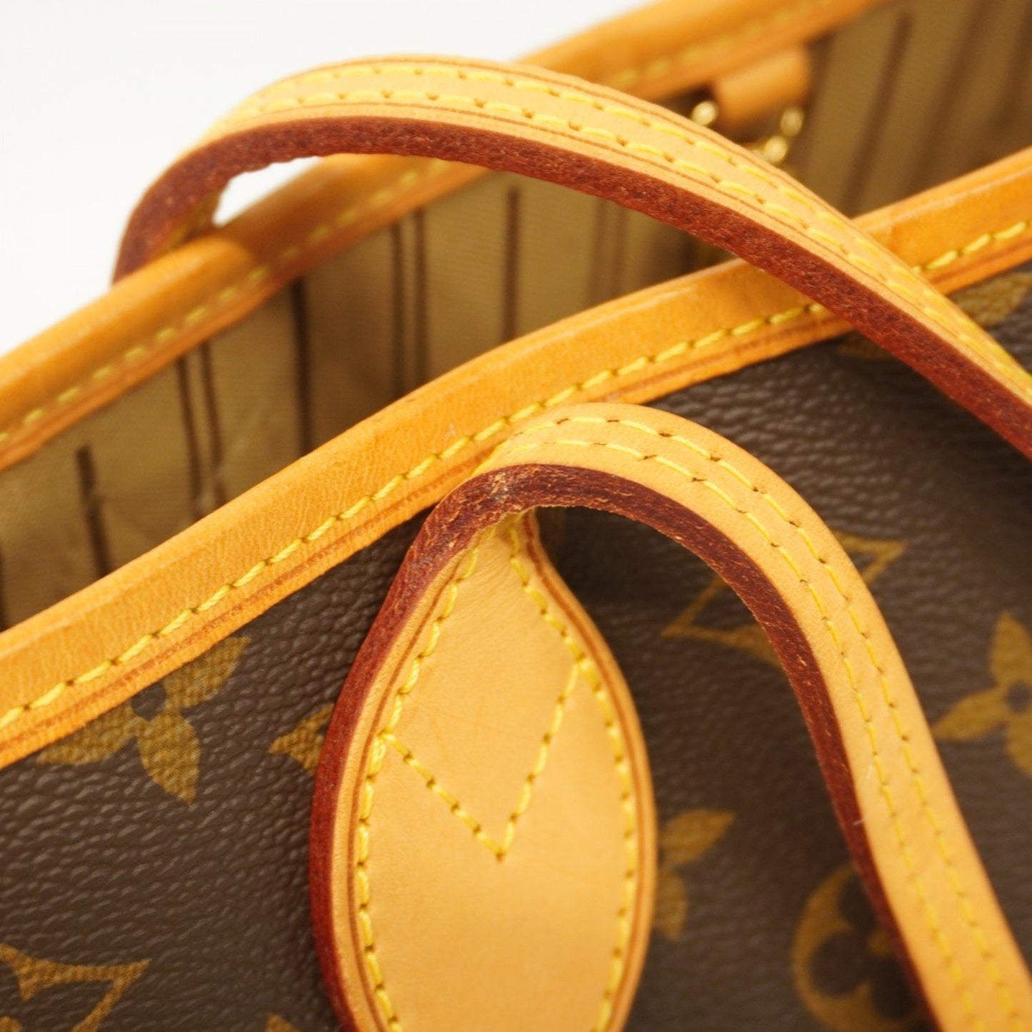 Louis Vuitton Neverfull PM Brown Canvas Tote Bag