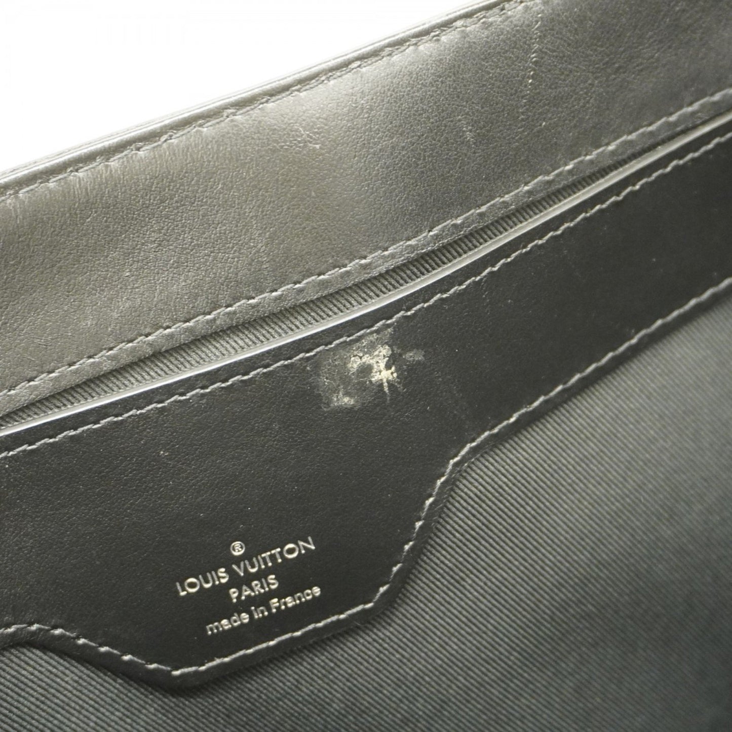 Louis Vuitton Eclipse Black Leather Tote Bag