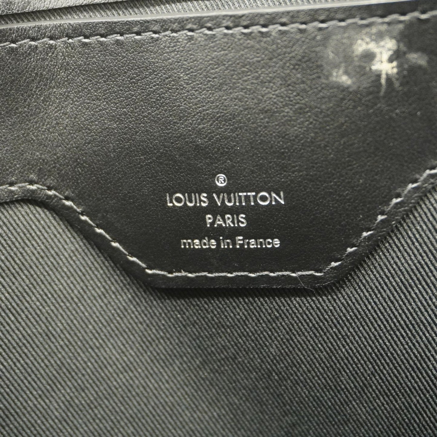 Louis Vuitton Eclipse Black Leather Tote Bag