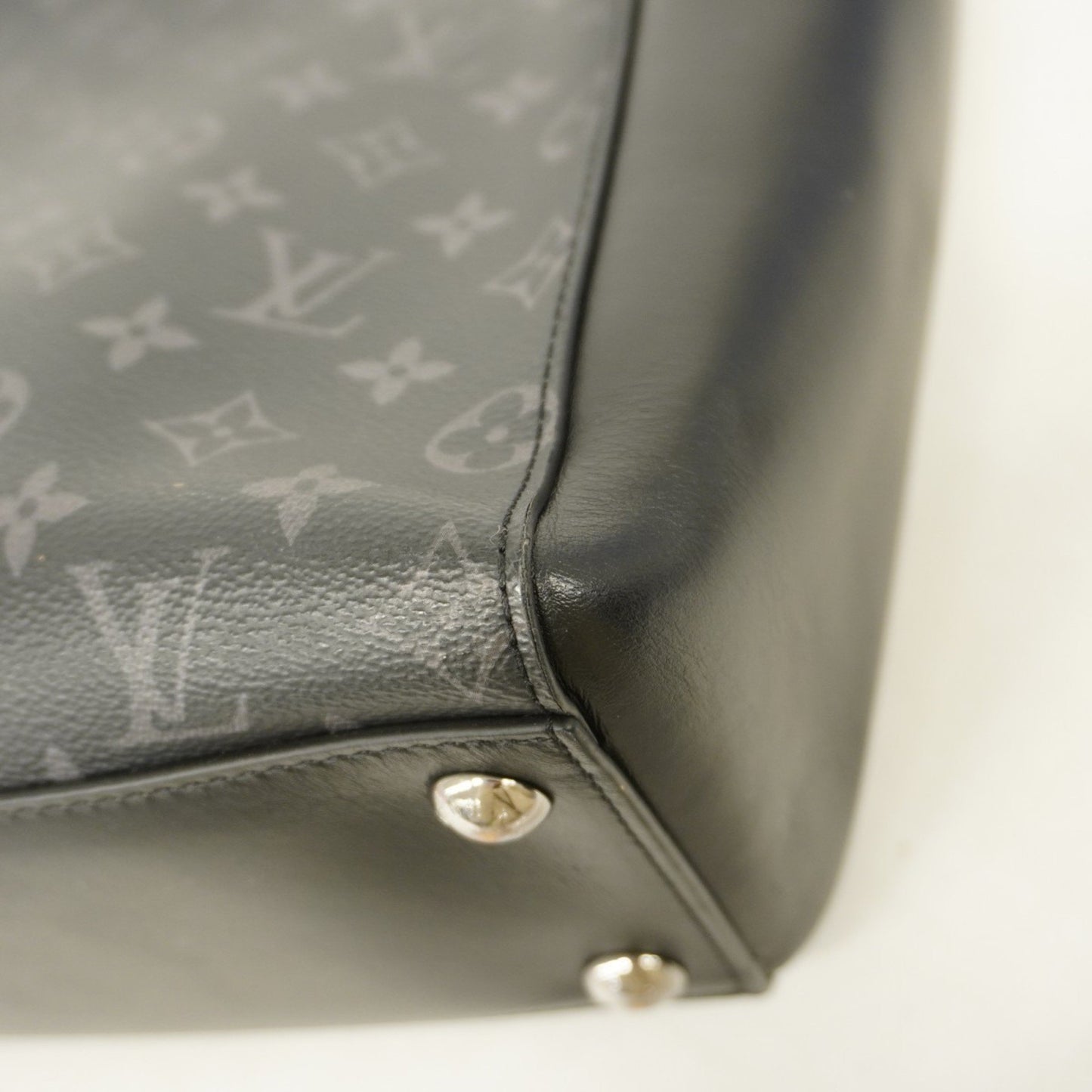 Louis Vuitton Eclipse Black Leather Tote Bag