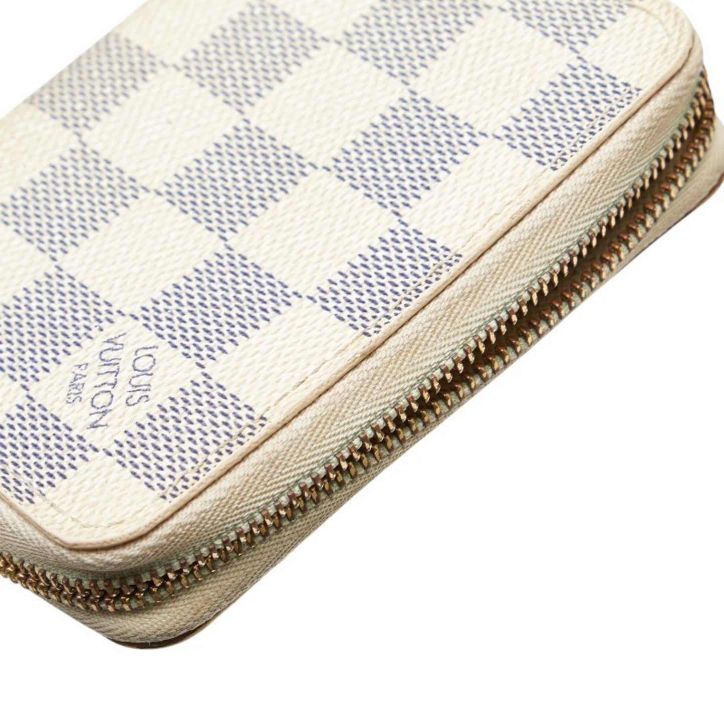 Louis Vuitton Portefeuille zippy White Canvas Wallet Accessories